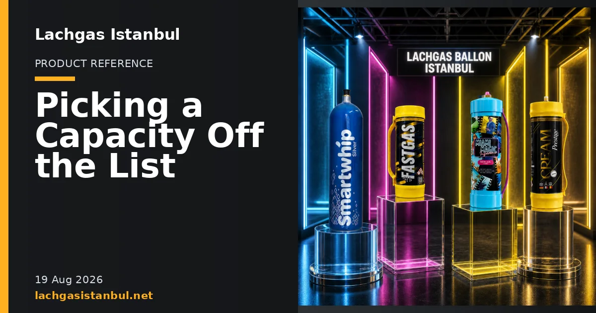 Lachgas Istanbul blog cover showing product cylinders in a studio setting