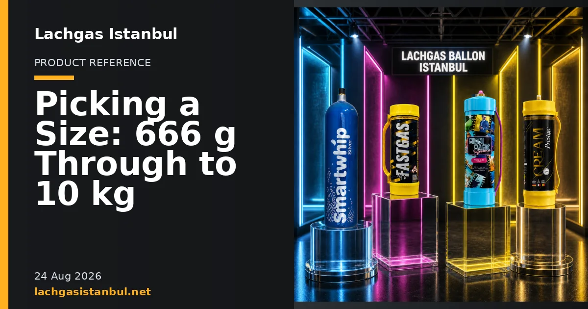 Lachgas Istanbul blog cover showing product cylinders in a studio setting