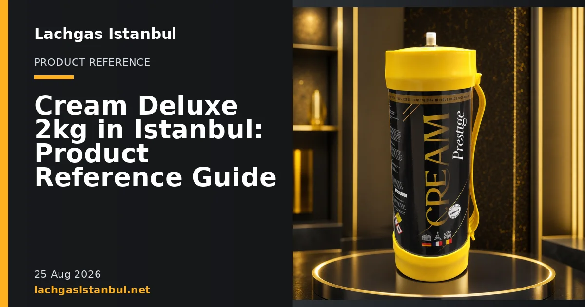 Lachgas Istanbul blog cover showing product cylinders in a studio setting