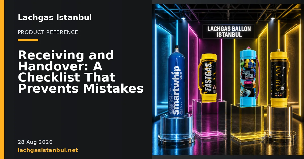 Lachgas Istanbul blog cover showing product cylinders in a studio setting