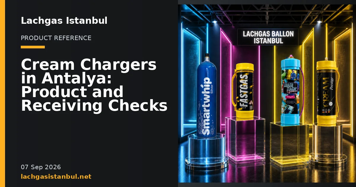 Lachgas Istanbul blog cover showing product cylinders in a studio setting