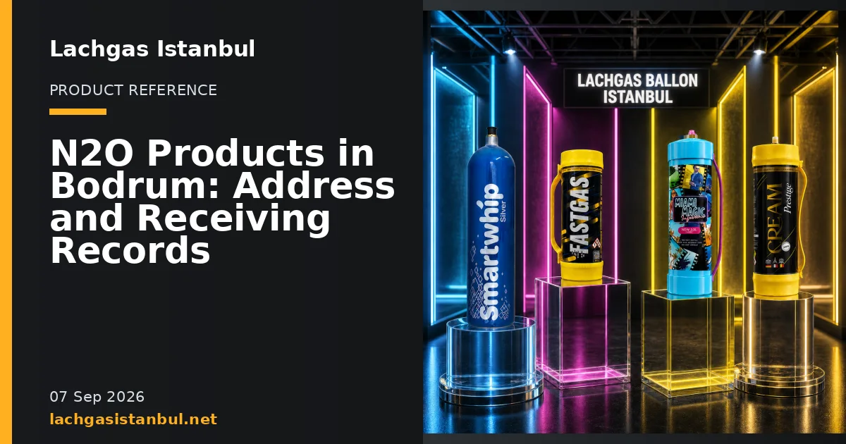 Lachgas Istanbul blog cover showing product cylinders in a studio setting