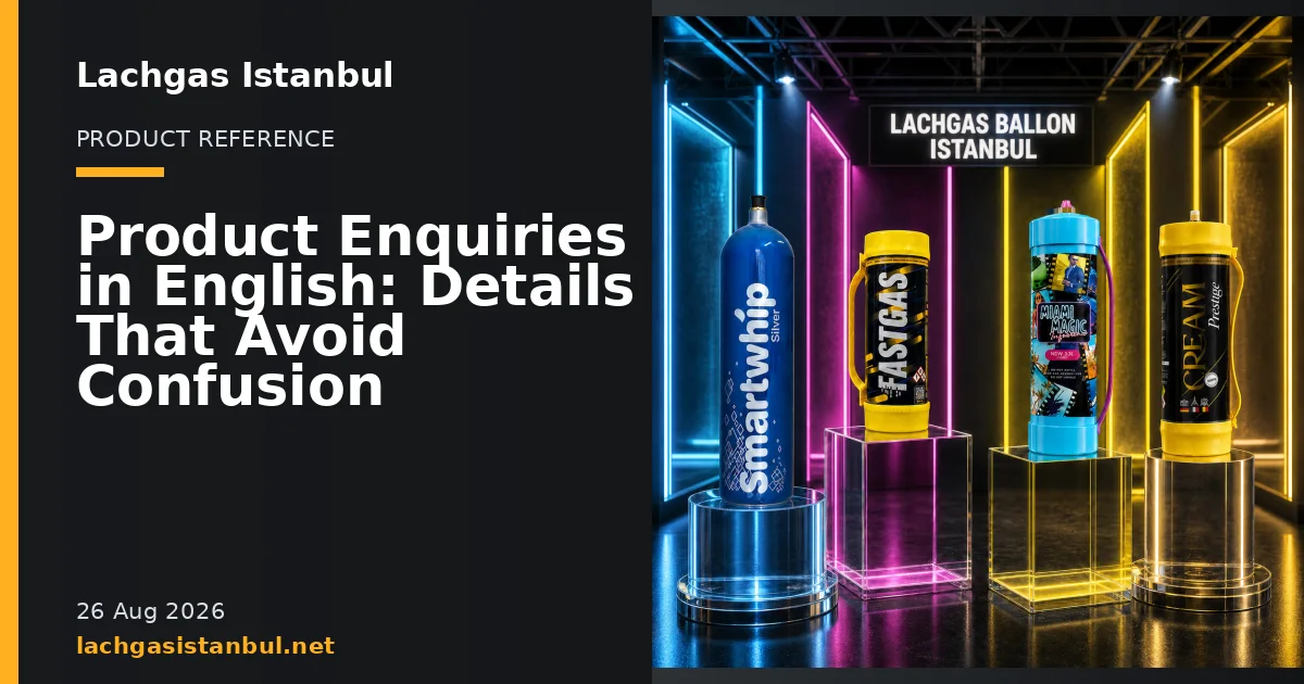 Lachgas Istanbul blog cover showing product cylinders in a studio setting