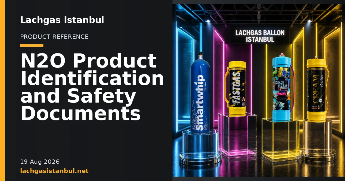 Lachgas Istanbul blog cover showing product cylinders in a studio setting